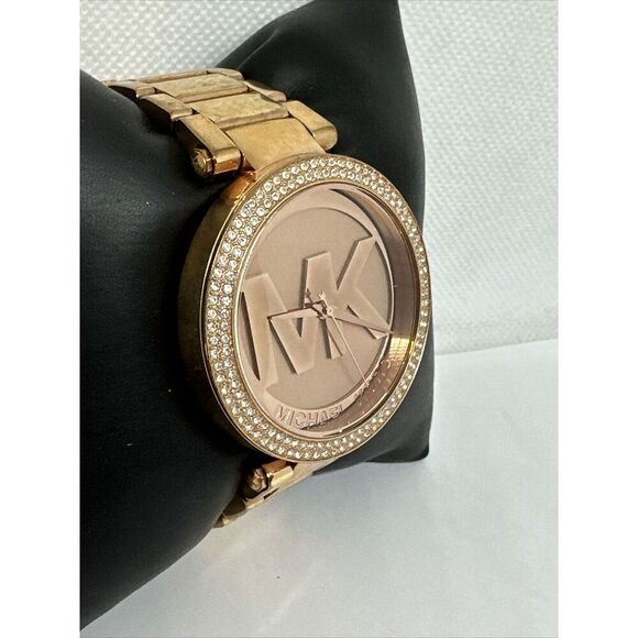 Michael Kors Parker MK5865 Women Rose Gold Analog Dial Quartz Wrist Watch NUL39 main image 7